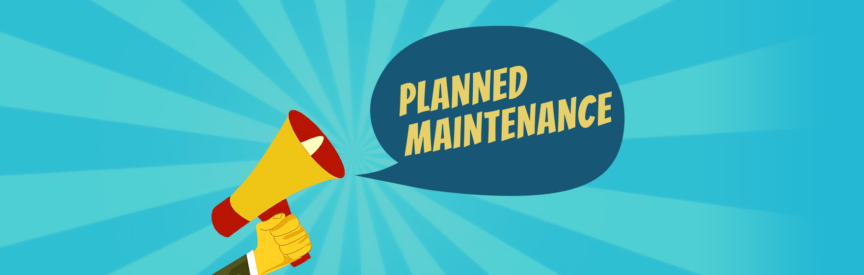 maintenance banner